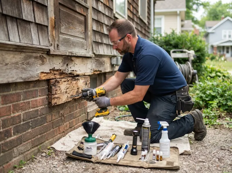 Carpenter Ant Structural Remediation in Toledo, OH